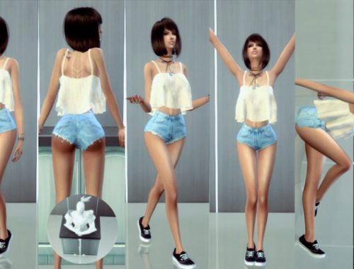 Model Pose Set 9 CAS and Pose Pack version