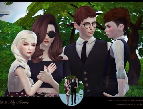 FAMILY PORTRAIT POSES SET