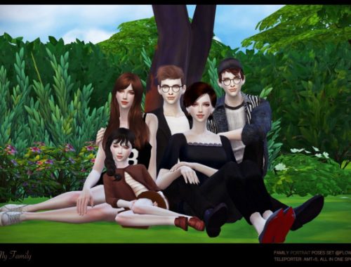 FAMILY PORTRAIT POSES SET