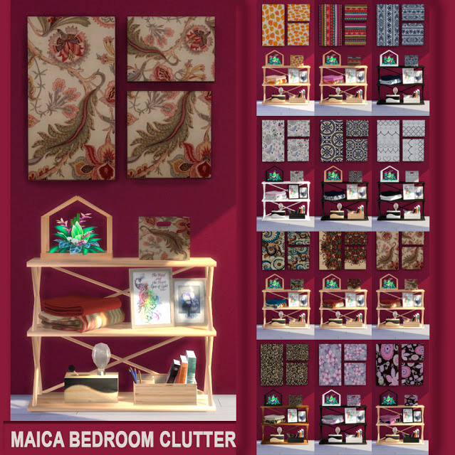 Maica Bedroom Clutter - The Sims 4 Catalog