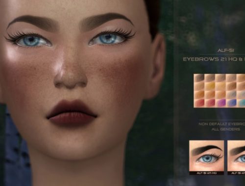 Eyebrows 20, 21 HQ and non HQ