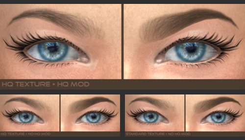 Eyebrows 20, 21 HQ and non HQ