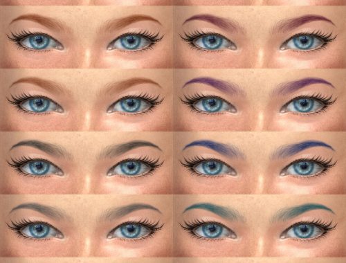 Eyebrows 20, 21 HQ and non HQ