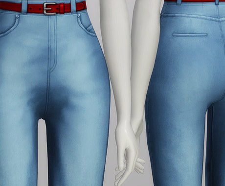 High waist jeans