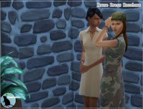 Recolors of Coreopsims + Dtrons House Dress