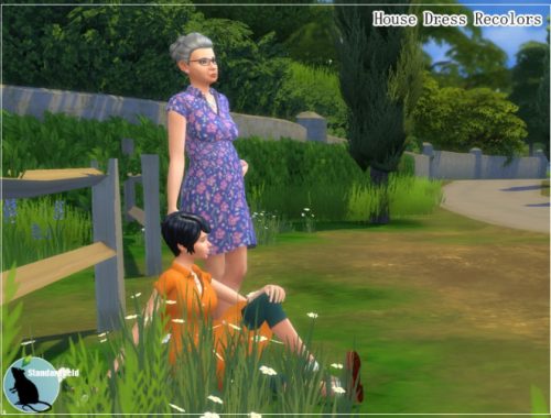 Recolors of Coreopsims + Dtrons House Dress