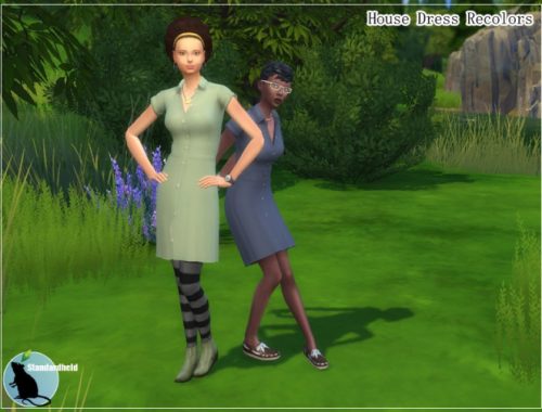 Recolors of Coreopsims + Dtrons House Dress