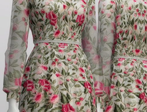 Blossom pink dress