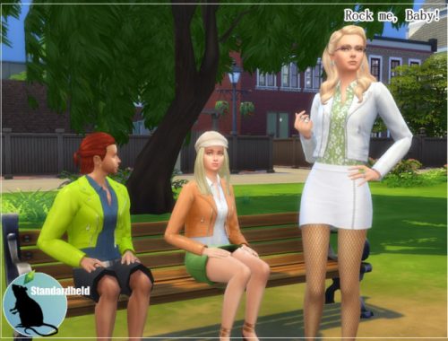 Rock me, Baby moto jacket recolors