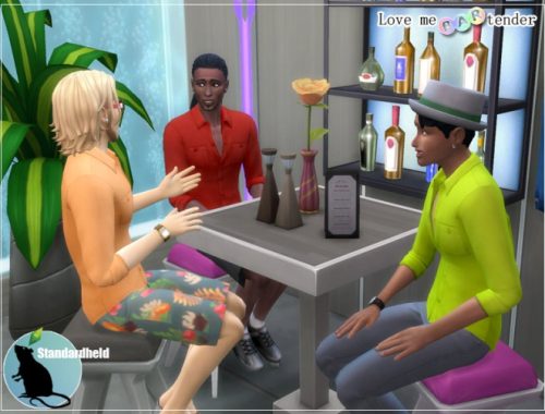 Recolors of the untucked bartender shirt