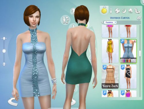 TS2 Night Life Dress Conversion