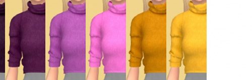 Mid Sleeve Turtleneck Recolors