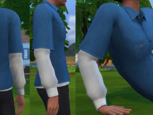 Layered Button Up Shirt
