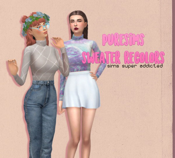 Sweater recolors - The Sims 4 Catalog