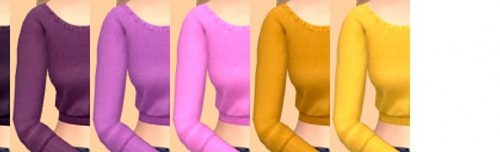 Cropped Sweater Recolors