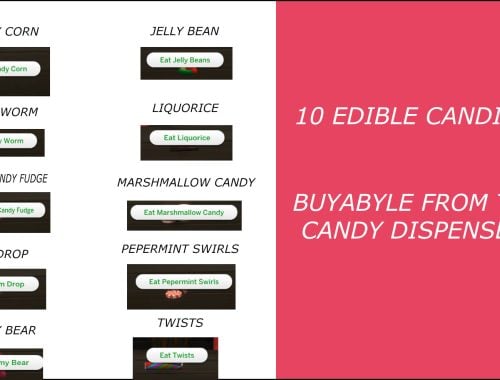 Functional candy Dispenser with Edible Candies
