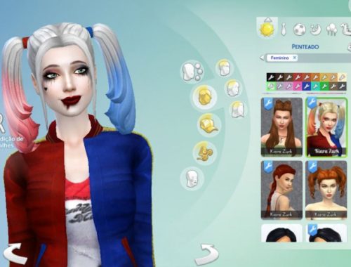 Harley Quinn Hair