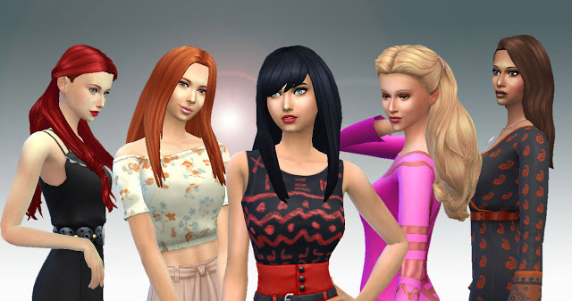 Long Hair Pack 5 - The Sims 4 Catalog