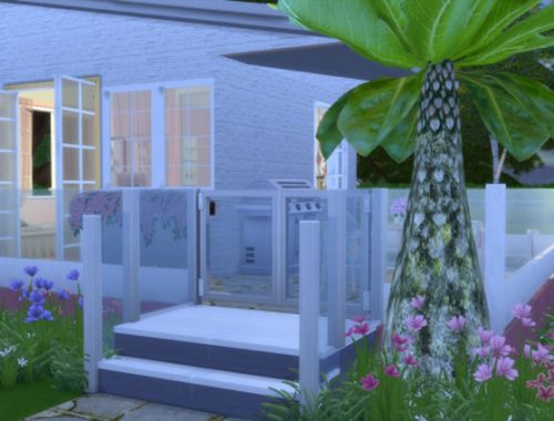 Girl Pink House 5×5