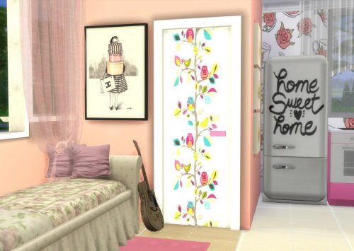 Girl Pink House 5×5