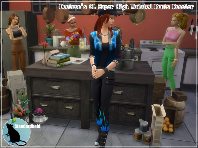 Super high waist pants - The Sims 4 Catalog