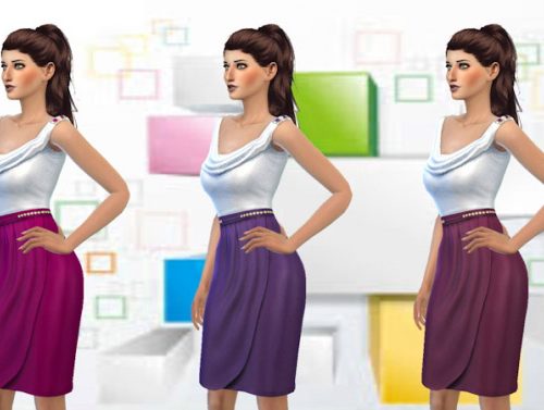 Classic draped dress