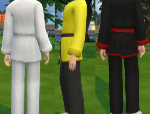 Sim Fu Uniform (TS3 WA)