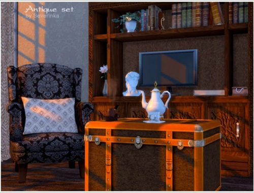 Antique set old English-style