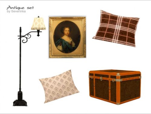 Antique set old English-style