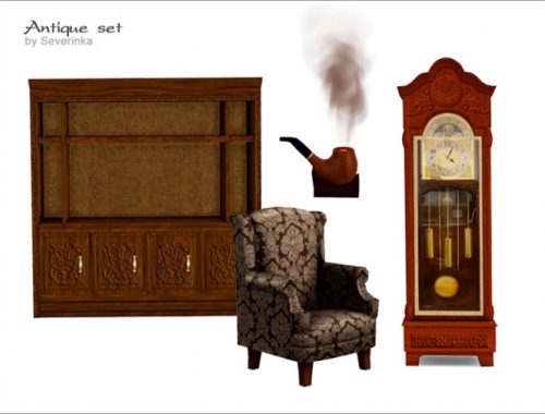 Antique set old English-style