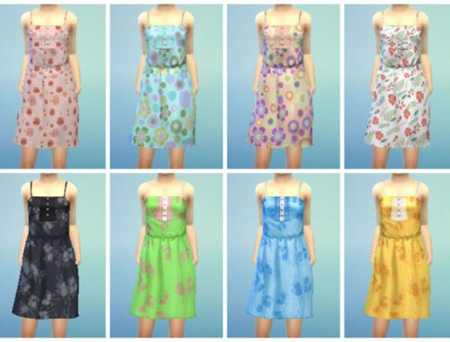 Sun Dress with Buttons