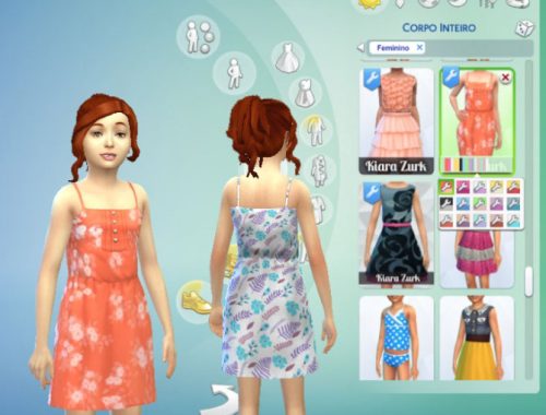 Sun Dress with Buttons