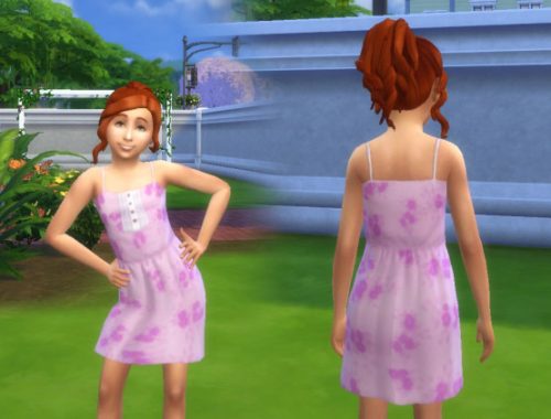 Sun Dress with Buttons