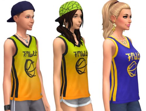 City Living Femaleâs Basketball Jersey Unlocked