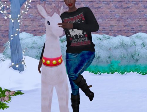 My litlle deer poses