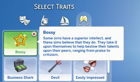 The Sims 4 Create A Sim Personality Traits image - Mod DB