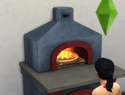 Montevista wood fire oven S3 conversion with animated fire