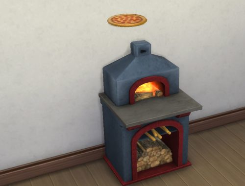 Montevista wood fire oven S3 conversion with animated fire