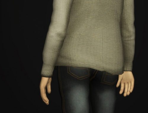 Basic wool cardigan with shirt