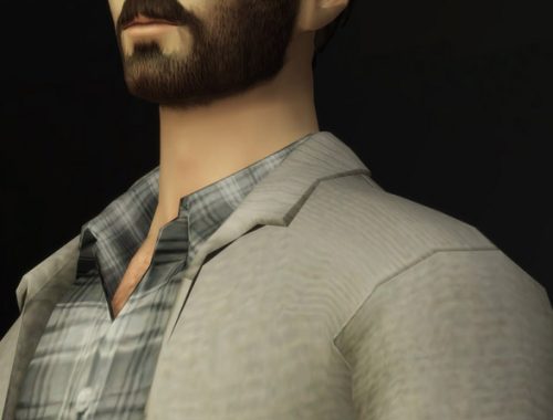 Basic wool cardigan with shirt