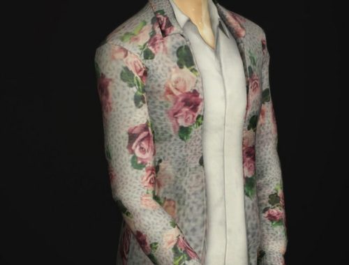 Basic wool cardigan with shirt