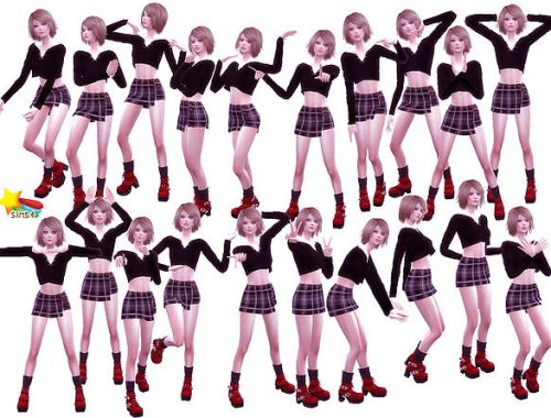 Combination pose 12 (Koi Dance)