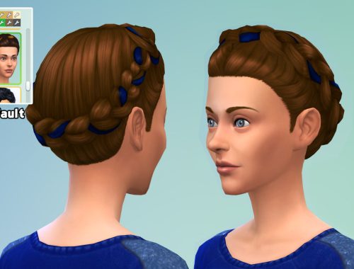 Maxis Match Lolita Crown Braid