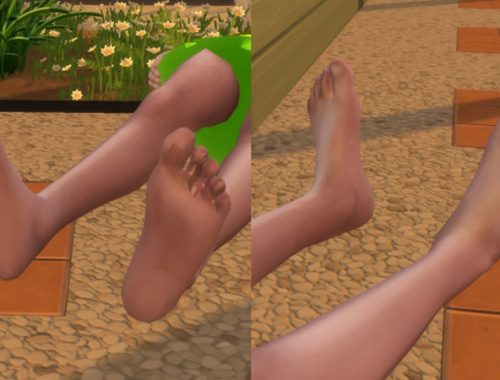 HD feet v3 better shape and no nails