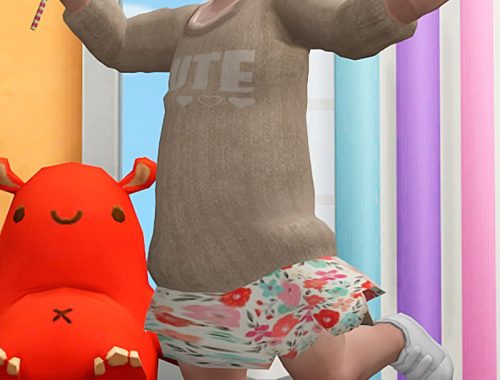 I want candy poses