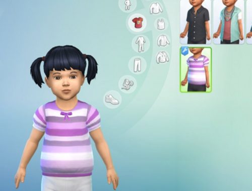 10 recolors of Toddlers Top with bow