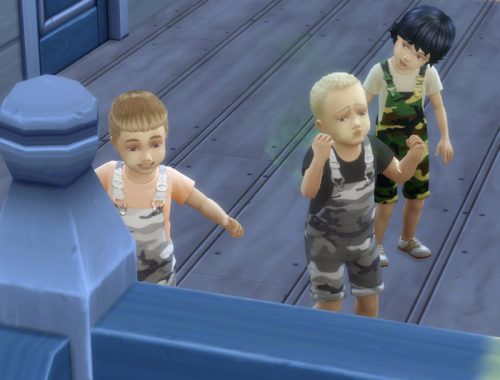 Toddler Camouflage Overalls Recolor