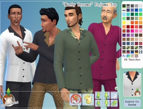 Manly Dreams Clothing pack