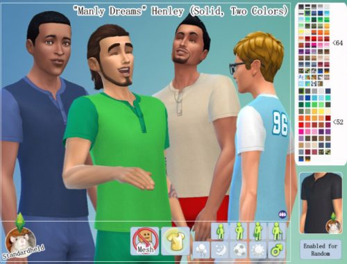 Manly Dreams Clothing pack