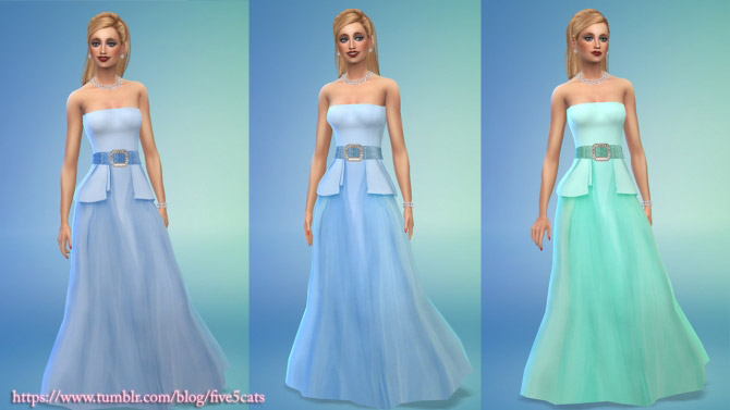 Tulle Dress - The Sims 4 Catalog